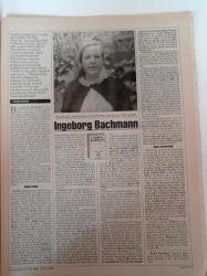 Bejan Matur'un Şiirleri - Rüzgar Dolu Konaklar - İngeborg Bachmann- Yüzyılımızı Anlatan Bir Tarihçi Eric J. Hobsbawn- Cumhuriyet Kitap