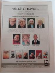 İmza Günleri - Turgut Özakman - Vural Savaş - Muzaffer İzgü - Hıncal Uluç - Hayatları Roman - Susan Sellers- Mustafa Balbay - Birsen Ferahlı- David Boratav - Cumhuriyet Kitap