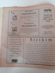 Hukuk İnsan İçindir - Sami Selçuk - Estetik Mi İşlevsellik Mı- Varlık Edebiyat Dergisi - Aşk Anarşisttir- Engin Ardıç - Kadın Suretleri - Yılbaşı Bulmacası - Kim Hangi Kitabı Sevdi - Cumhuriyet Kitap
