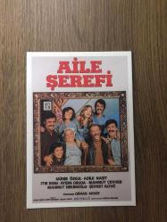 Efemera - Koleksiyonluk Nostaljik Yeşilçam Kartpostalı Aile Şerefi Filmi Afişi 15*11cm - kitantik - kitaLog