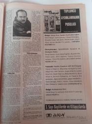 Toplumcu Aydınlanmanın Pusulası - Haluk Gerger- Faik Bulut - Fatih Altaylı - Fatih Terim - Reha Muhtar - İbrahim Tatlıses - Edebiyatta Sağlam Adımların Sesi Şebnem İşigüzel- Cumhuriyet Kitap