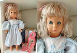 LİSSİ BATZ DAMGALI ÇOK NADİR 1992 KISITLI ÜRETİM VİNTAGE VİNİL (ET) BEBEK 50 CM