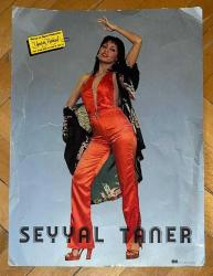 Efemera - SEYYAL TANER * YAVUZ PLAK BÜYÜK BOY TANITIM KARTPOSTALI * 1970'LER * 28 x 39 CM - kitantik - kitaLog