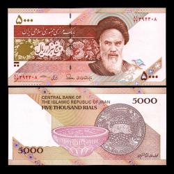 İRAN (1992-2018) - 1.000, 2.000, 5.000 Rials (3'lü SET - ÇİL 10/10)