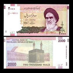 İRAN (1992-2018) - 1.000, 2.000, 5.000 Rials (3'lü SET - ÇİL 10/10)