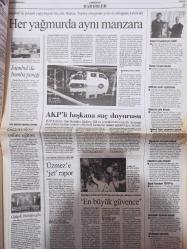 Cumhuriyet Gazetesi - 28 Ekim 2008 - Ertuğrul Kazancı - Muammer Aydın - Mehmet Faraç - Özgen Acar - Ahmet Davutoğlu - Recep Tayyip Erdoğan -