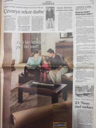 Cumhuriyet Gazetesi - 19 Nisan 2009 - İsmail Çetinkaya - Ali Babacan - Selda Güneysu - Altan Eraslan - Türkan Saylan - Filiz Meriçli - Oya Adalı -