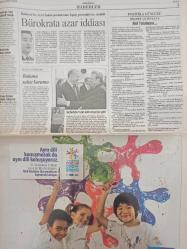 Cumhuriyet Gazetesi - 19 Nisan 2009 - İsmail Çetinkaya - Ali Babacan - Selda Güneysu - Altan Eraslan - Türkan Saylan - Filiz Meriçli - Oya Adalı -