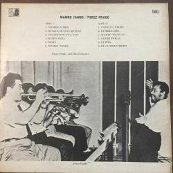 Perez Prado ‎- Mambo Jambo / 1977 Turkey / LP / *Latin, Folk*