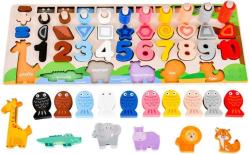 Antika - CANIGHT 1 Set Children Shape Wooden for Wood Toddlers Puzzles Educational Game Kids Building Matching Animals Puzzle Toy - Shapes Early Girl Boy Gift Numbers Block and Learning - kitantik - kitaLog