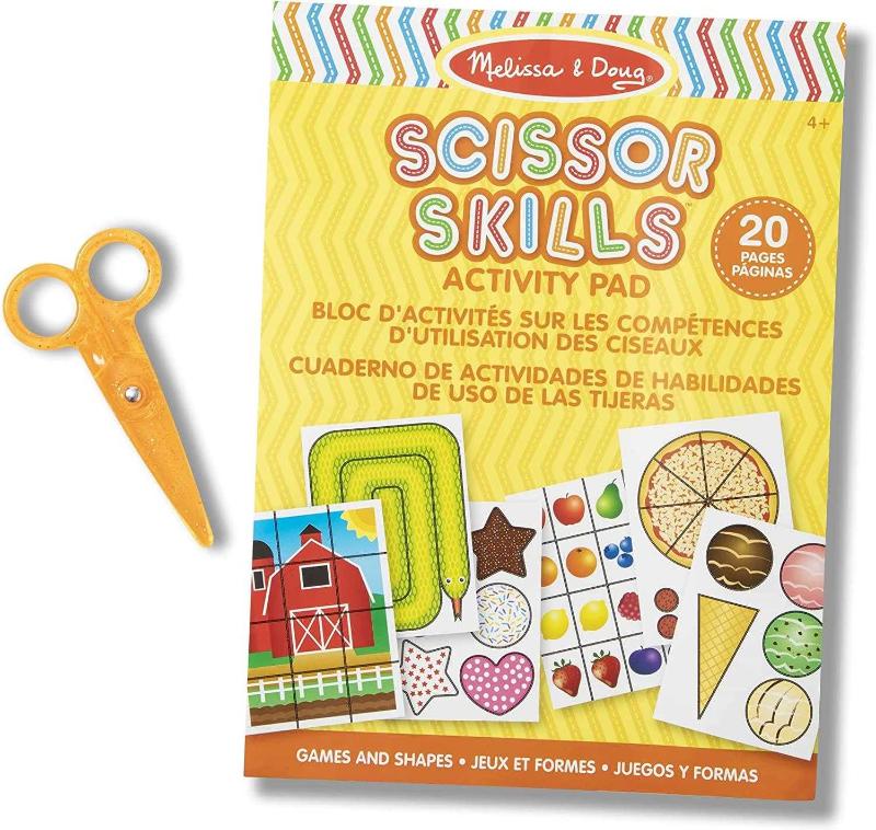 Melissa & Doug Scissor Skills Activity Book with Pair of Child-Safe Scissors 20