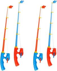Antika - Kids Magnetic Fishing Rod Toy: 4pcs Plastic Fishing Toy Pole Floating Fishing Game Rod Bathtime Carnival Toddler Education Teaching Toy ( Random Color ) - kitantik - kitaLog