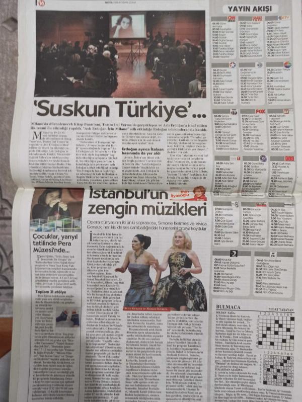 Cumhuriyet Gazetesi 18 Ocak 2017 Kemal Kılıçdaroğlu Hüsnü  