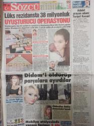Sözcü Gazetesi - 17 Ocak 2019 - Ertuğrul Akbay - Uğur Dündar - Murat Çetinkaya - İsmail Şahin - Asuman Aranca - İsmail Akduman - Vladimir Putin -