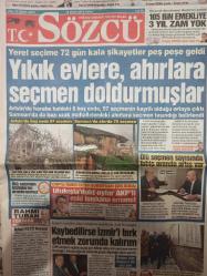 Sözcü Gazetesi - 18 Ocak 2019 - Barış Dalan - Mustafa Öztürk - Berat Albayrak - Sezgin Özcan - Can Özçelik - Mevlüt Çavuşoğlu - Yavuz Alatan -