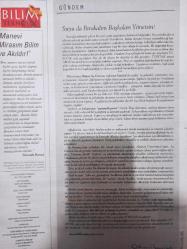 Cumhuriyet Bilim Teknoloji Gazetesi- 3 Nisan 2009- George Soros- Celal Şengör- Aykut Göker- Tahir Ceylan- Tanol Türkoğlu- Gülçin Arı Sarılgan- Bahatti Baysal