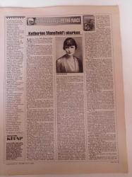 Geleceğin Tarihi - Olgunluk Çağı Üçlemesi - Cem Akaş- Katherine Mansfield'i Okurken -  Lütfü Özkök - Şiirin Fotoğrafını Çeken Adam- Cumhuriyet Kitap