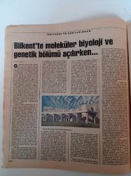 Bilkent'te Moleküler Biyoloji Ve Genetik Bölümü Açılırken - Tartışma Nikotin Bağımlılık Yaratır Mı Hangi Bağımlılık Daha Güçlü - Yolgeçen Hanı- Alvin Toffler- Cumhuriyet Bilim Teknik