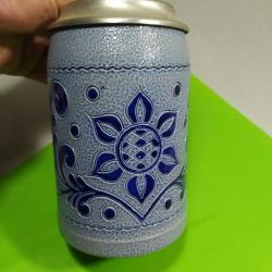 KAPAKLI ALMAN BİRA BARDAĞI-TANKART