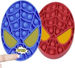 Antika - Pop it Spiderman, Spiderman Toy, Spiderman Gift,Spiderman Fidget, Spiderman Boy, Spider Man Pop, Spiderman Toys, Fidget Toys Push Pop Bubble Fidget Sensory Toy 2 Pcs - kitantik - kitaLog