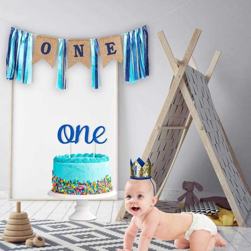 Fishing 1st Birthday Decorations For Boys Ofishally One Birthday Supplies  Blue 1st Fishing Balloon Arch Kit The Big One Backdrop - Ballons &  Accessories - AliExpress