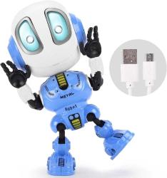 Antika - Stocking Stuffers, Rechargeable Talking Robots for Kids, Mini Robot Toys That Repeats What You Say and Help Toddlers Talking, Toys for Age 3+ Boys and Girls Gift (Purple Blue) - kitantik - kitaLog