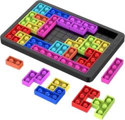 Antika - BD&M Push it Pop Toy, Jigsaw Puzzle Bubble Sensory Fidget Games, Silicone Toys Popping Game Board for Anxiety & Stress Relief - kitantik - kitaLog