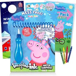 Antika - Peppa Pig Paint with Water Super Set for Toddlers Kids Bundle ~ Deluxe Mess-Free Book with Water Surprise Brush with Stickers and More (Party Supplies - kitantik - kitaLog