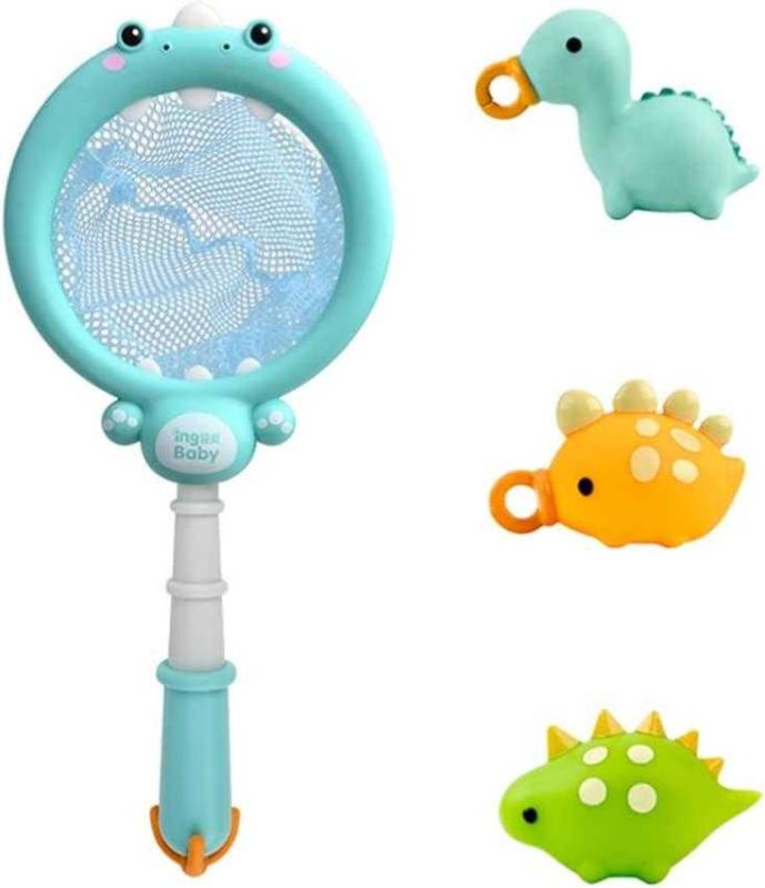 Antika - Toyvian 1Set Fishing Net Catch Game Baby Bathtub Toys Infant Water  Toy Fish Landing Pool