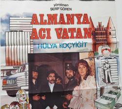 ESKİ DÖNEM 1979  ALMANYA ACI VATAN HÜLYA KOÇYİĞİT YILININ ORİJİNAL SİNEMA AFİŞİDİR ÇOK NADİRDİR