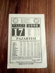 Efemera - 17 EYLÜL 1990 - kitantik - kitaLog