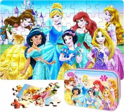 Antika - NEILDEN Disney Princess Puzzles in a Metal Box 60 Piece for Ages 4-8 Jigsaw Puzzle for Girls and Boys Great Gifts for Children(Princess) - kitantik - kitaLog