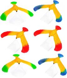 Antika - Golmart Balance Bird Gravity Bird with Pyramid Combination Set Balancing Bird Center of Gravity Physics Toy, The Perfect Gadget Gift for Children and Teachers, Science Lovers of All Ages(6 PCS) - kitantik - kitaLog