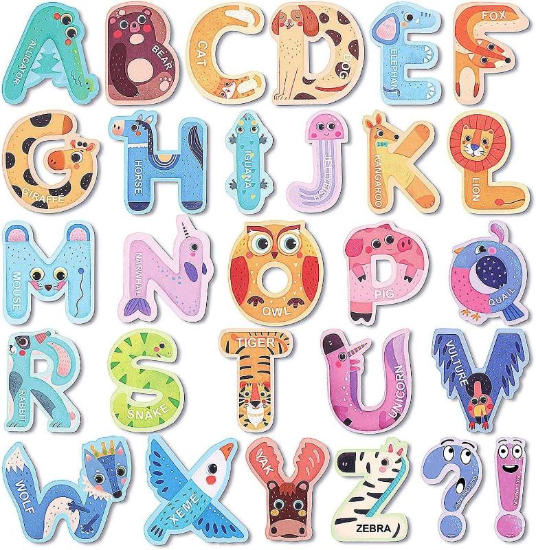 Antika - Magnetic Letters for Classroom Whiteboard, Alphabet