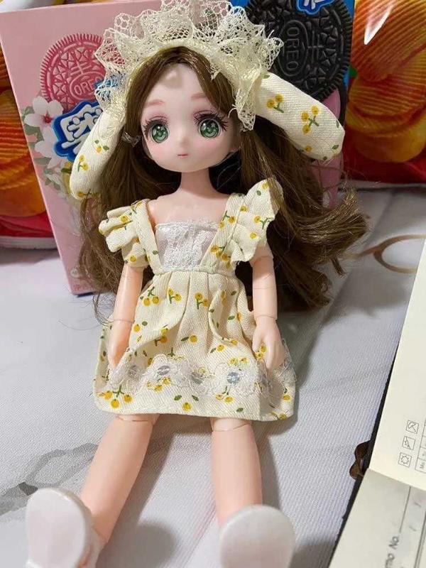 Buy YolvRy 14 BJD DollsAnime Style 16 Inch BJD Ball Jointed Doll Full Set  Student Uniform 3D Eyes DIY Toy Gift for Girls Online at desertcartINDIA