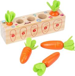 Antika - Montessori Toys for Toddlers 1-3, Carrots Shapes Sorting and Matching Game Wooden Toys, Fine Motor Skill Early Learning Preschool Educational Toys Gifts for 1 2 3 Year Old Boys Girls - kitantik - kitaLog