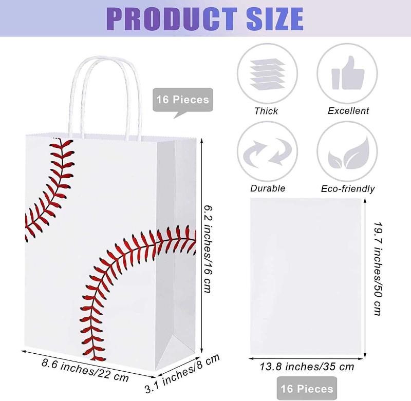 Buy 24 Pcs Basketball Goodie Bags Baseball Candy Gift Treat Clear Goody  Child Online | Kogan.com. .