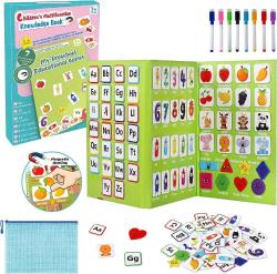 Antika - Montessori Busy Book for Toddlers Preschool Learning Activities,7 Themes Magnetic Quiet Book for Kids,Sensory Travel Toys Educational Games,Autism Learning Materials Tracing Coloring Book for Boy Girl - kitantik - kitaLog