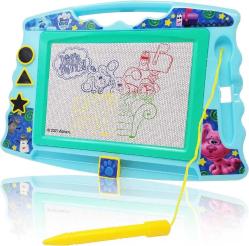 Antika - Lollipop Blue's Clues Magnetic Board for Kids, Erasable Toddler Drawing Pad with Stamp & Stylus, Magic Sketch & Doodle Toy, Dark Blue - kitantik - kitaLog