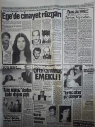 Hürriyet Ege Gazetesi - 2 Ekim 1987 - Süleyman Alasya - Türe Tunçbay - Hasan Tahsin Besci - Orhan Mutay - Musa Turhan -
