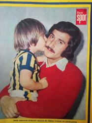 Hayat Spor Dergisi- 10 Nisan 1974- Günter Netzer- Tarık Özerengin- Metin Türel- Ender Konca- Karabükspor- Muhammet Ali- Yusuf Mergen- Cem Atabeyoğlu- Ömer Karadağ