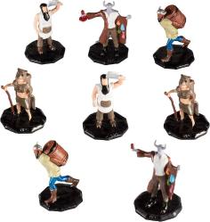 Antika - Monster Townsfolk Mini Fantasy Figures - Merchants - 8pc Hand-Painted Non Player Character NPC Miniatures - 1" Hex-Sized Compatible with DND Dungeons and Dragons, Pathfinder and All RPG Tabletop Games - kitantik - kitaLog
