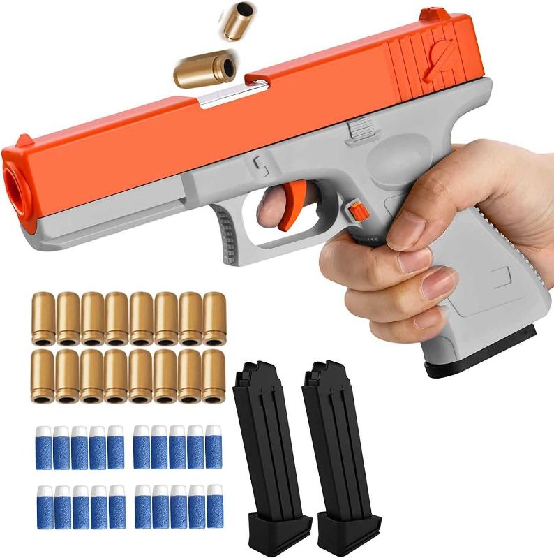 Glock 17 Soft Bullet Shell Ejected Foam Dart Blaster Target Toys Gun Pistol  For Outdoor Shooting Games Ideal For Adults, Boys, And Children From  Cooltoygun, $13.66