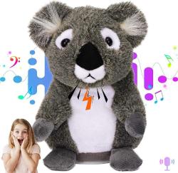 Antika - Cuteoy Koala Stuffed Animal Repeats What You Say Talking Shaking Head Electric Plush Toy Interactive Animated Toys Speaking Mimicking Kids Electronic Plush Buddy Birthday Easter Gifts for Boy Girl 7" - kitantik - kitaLog