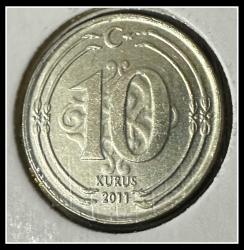 2011 Yılı 10 KURUŞ ÇİL (TCM2011)