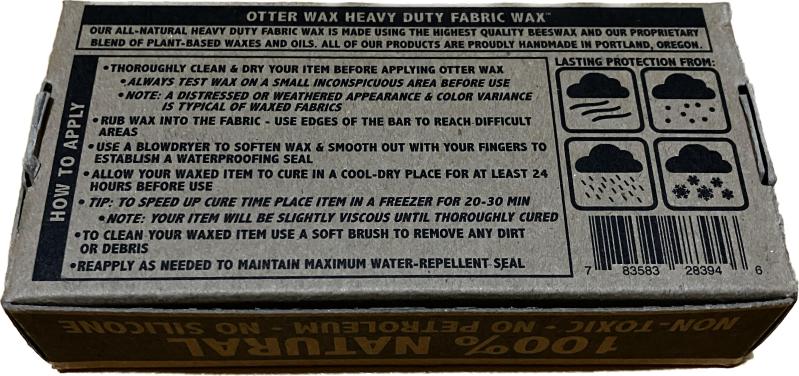 Otter Wax Fabric Wax Bar - Antika ve Koleksiyon - kitantik