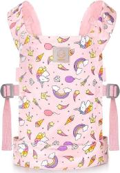 Antika - GAGAKU Baby Doll Carrier for Kids Stuffed Animal Carrier Reborn Baby Carrier with Adjustable Straps for American Girl Doll Bitty Baby Doll Accessories - Pink (Stars) - kitantik - kitaLog