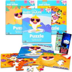 Antika - Baby Shark Puzzle 3-Pack Bundle ~ Baby Shark Jigsaw Puzzle Set 24 Pc Baby Shark Puzzles with Finding Dory Stickers (Baby Shark Puzzles for Toddlers) - kitantik - kitaLog