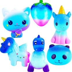 Antika - Galaxy Jumbo Squishies Slow Rising Animal Squishy Toys Newest Unicorn Galaxy Squishies Party Favors Goodies Bags Class Prize Cream Scented & Kawaii Squishys Stress Relief Toys for Adults Kids（6 Pack） - kitantik - kitaLog