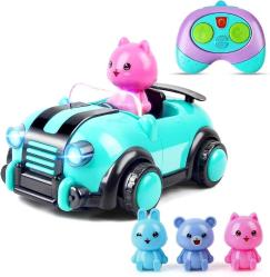 Antika - kramow Remote Control Car for Toddlers 18 Months +, 2CH Entry-Level Radio Controlled Car with Music, Lights and 3 Animal Figures for Girls Boys Kids 2~7 Years - kitantik - kitaLog